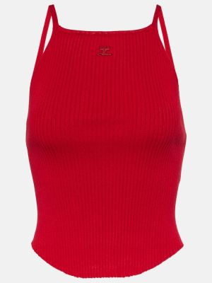 Tank top Courreges rød