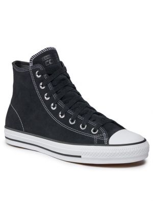 Sneakers σουέντ με μοτίβο αστέρια Converse Chuck Taylor All Star μαύρο