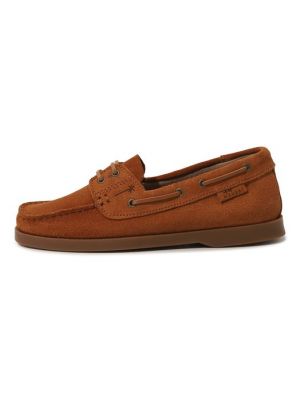 Замшевые туфли Manebí коричневые