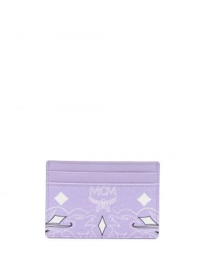 Peňaženka Mcm fialová