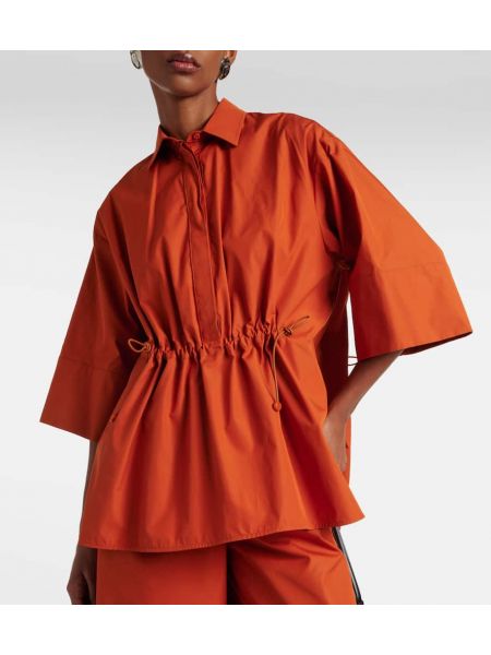 Hemd aus baumwoll Max Mara orange