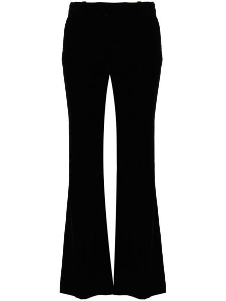 Кадифени панталон Nina Ricci черно