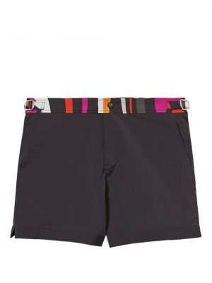 Gestreifte shorts Pucci schwarz