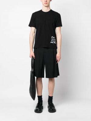 T-shirt aus baumwoll mit print Black Comme Des Garçons schwarz