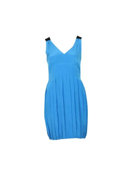 Jedwabna sukienka Marc Jacobs Pre-owned niebieska