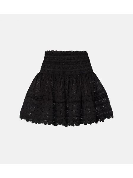 Mini suknja Poupette St Barth crna