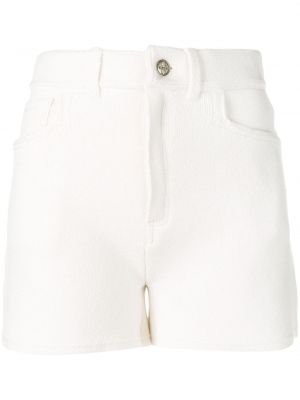 Shorts di jeans slim fit Barrie bianco