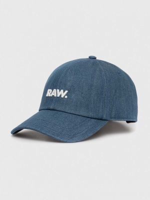Pamučna kapa s uzorkom zvijezda G-star Raw plava