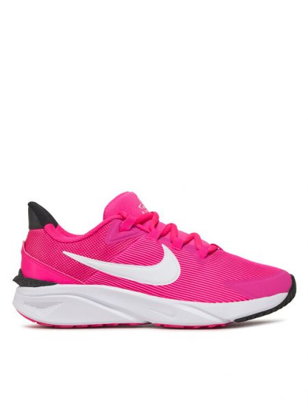 Chaussures de ville à motif étoile Nike rose