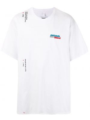 Camiseta con estampado Doublet blanco