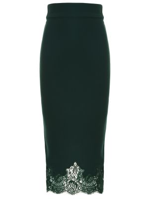 Трикотажная юбка Rhea Costa - Зеленый