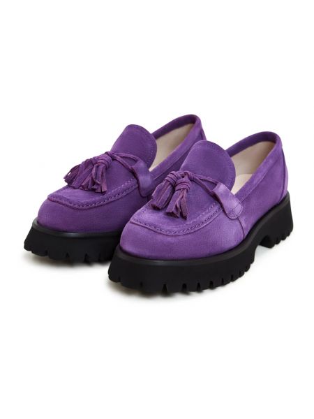 Loafers con plataforma Cesare Gaspari violeta