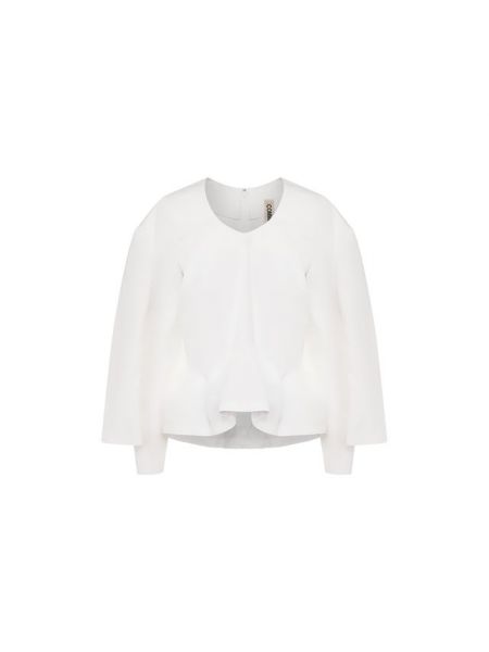 Хлопковая блузка Comme Des Garçons, белая