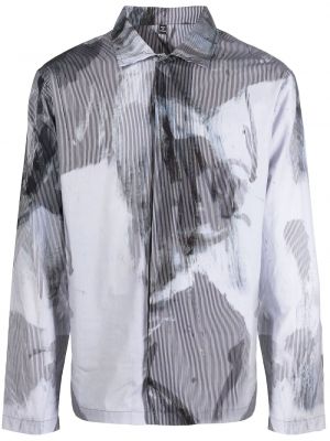 Chemise à imprimé à motifs abstraits Mcq noir