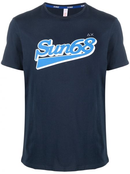 Camiseta con estampado Sun 68 azul