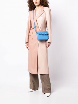 Kožená taška Yu Mei modrá