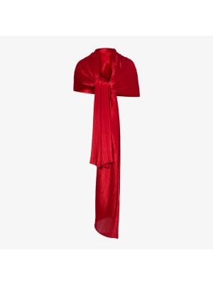 Плиссированный шарф Pleats Please Issey Miyake красный