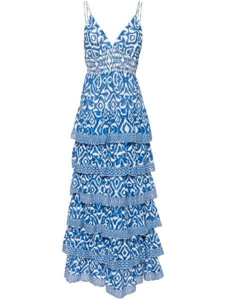 Nauhallinen mekko Alice + Olivia valkoinen