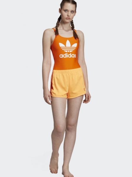 Strój kąpielowy Adidas Originals pomarańczowy