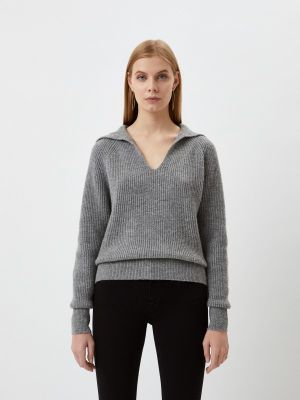 Французский пуловер French Connection, серый