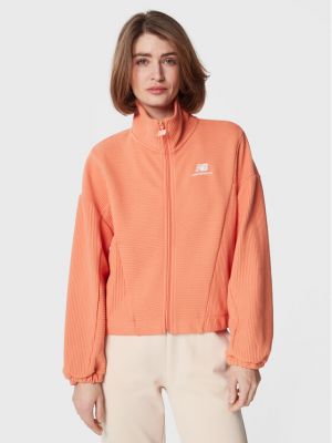 Oversized pulóver New Balance narancsszínű