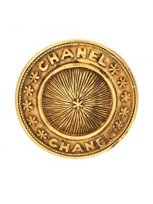 Brož s hvězdami Chanel Pre-owned zlatá