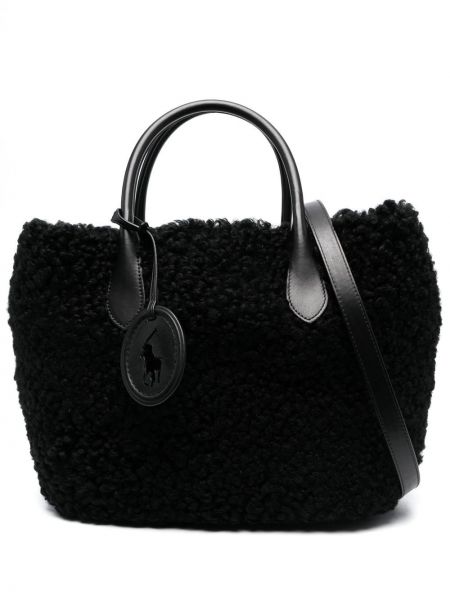 Шопинг чанта Polo Ralph Lauren черно