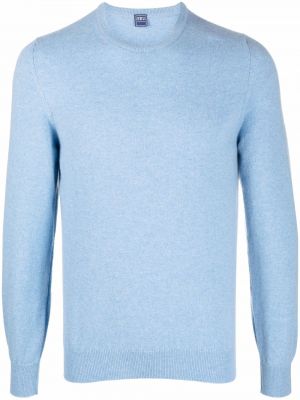Kašmírový sveter Fedeli modrá