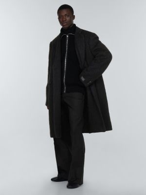 Βαμβακερό παντελόνι Raf Simons μαύρο