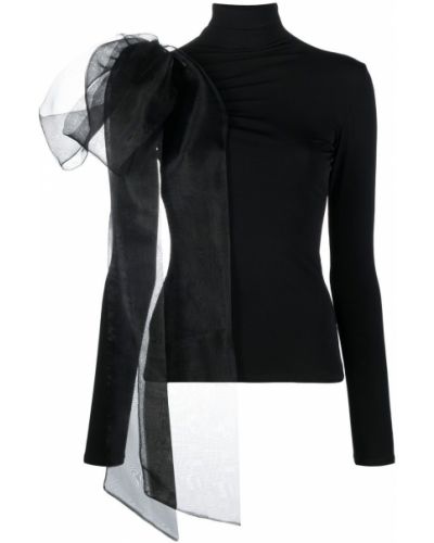Пуловер с панделка Atu Body Couture черно