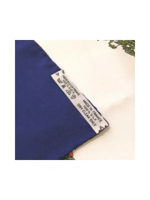 Pañuelo de seda Hermès Vintage azul