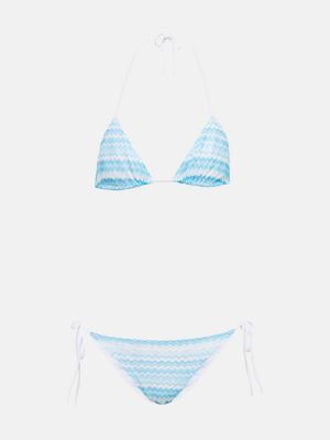 Bikini cu imagine Missoni Mare albastru