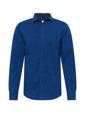 Camicia jeans Bruun & Stengade, blu