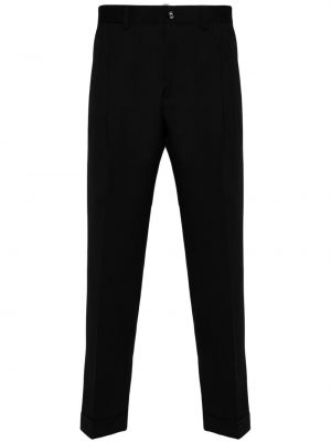 Pantalon en laine Dell'oglio noir