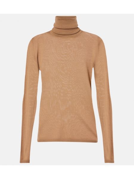 Uld striktrøje Max Mara beige