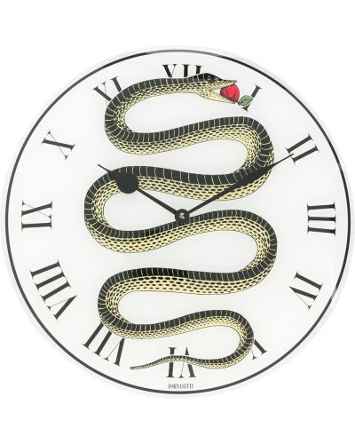 Relojes con estampado de estampado de serpiente Fornasetti blanco