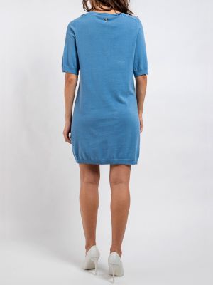 Голубое платье мини Twin-set