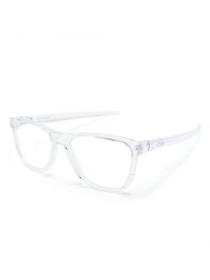 Průsvitné brýle Oakley bílé