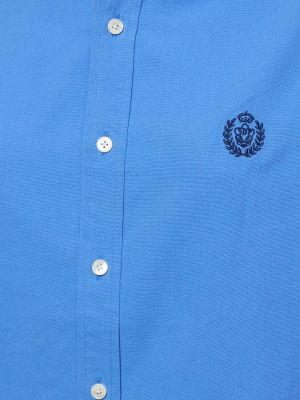 Βαμβακερό πουκάμισο Dunst μπλε