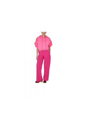 Sudadera con capucha con bordado Ambush rosa