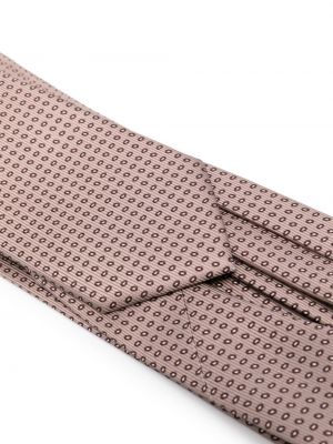 Hedvábná kravata s potiskem Brioni