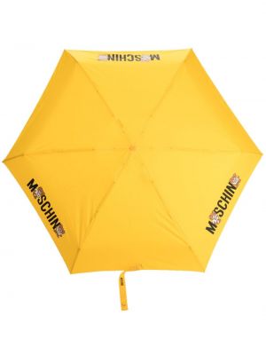 Umbrelă cu imagine Moschino galben