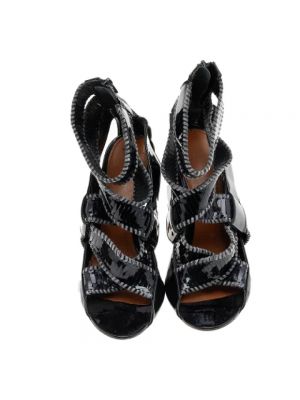 Sandały trekkingowe skórzane Givenchy Pre-owned czarne