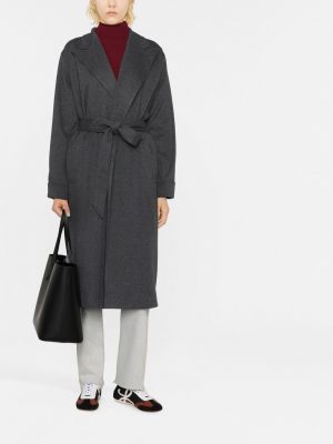 Manteau à col v Polo Ralph Lauren gris