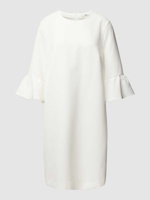 Sukienka midi z falbankami 0039 Italy biała