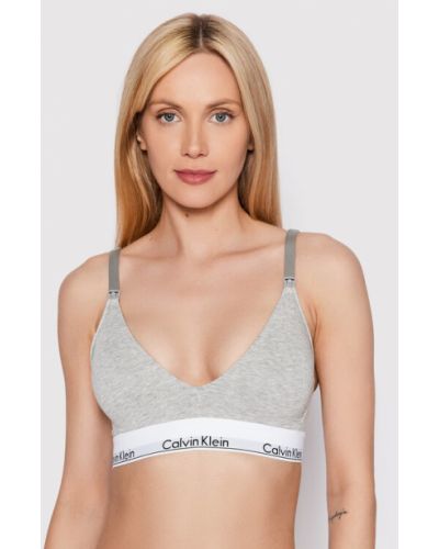 Merevítő nélküli melltartó Calvin Klein Underwear szürke