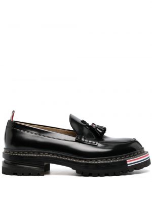 Chunky nahast loafer-kingad Thom Browne must