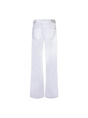 Spodnie 7 For All Mankind białe