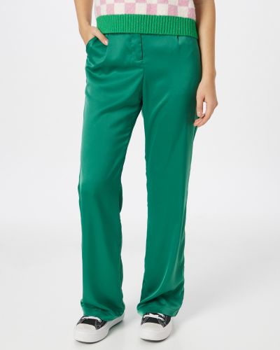 Plisované nohavice Misspap zelená