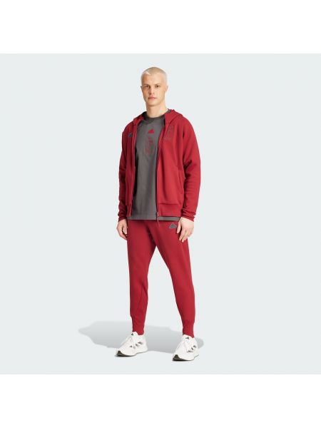 Pantalon de sport Adidas Performance rouge